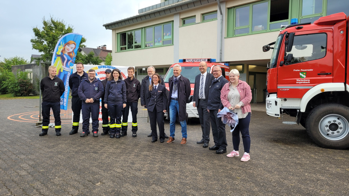 Jugendfeuerwehr ist WERTvoll-Staatssekretär Lösel